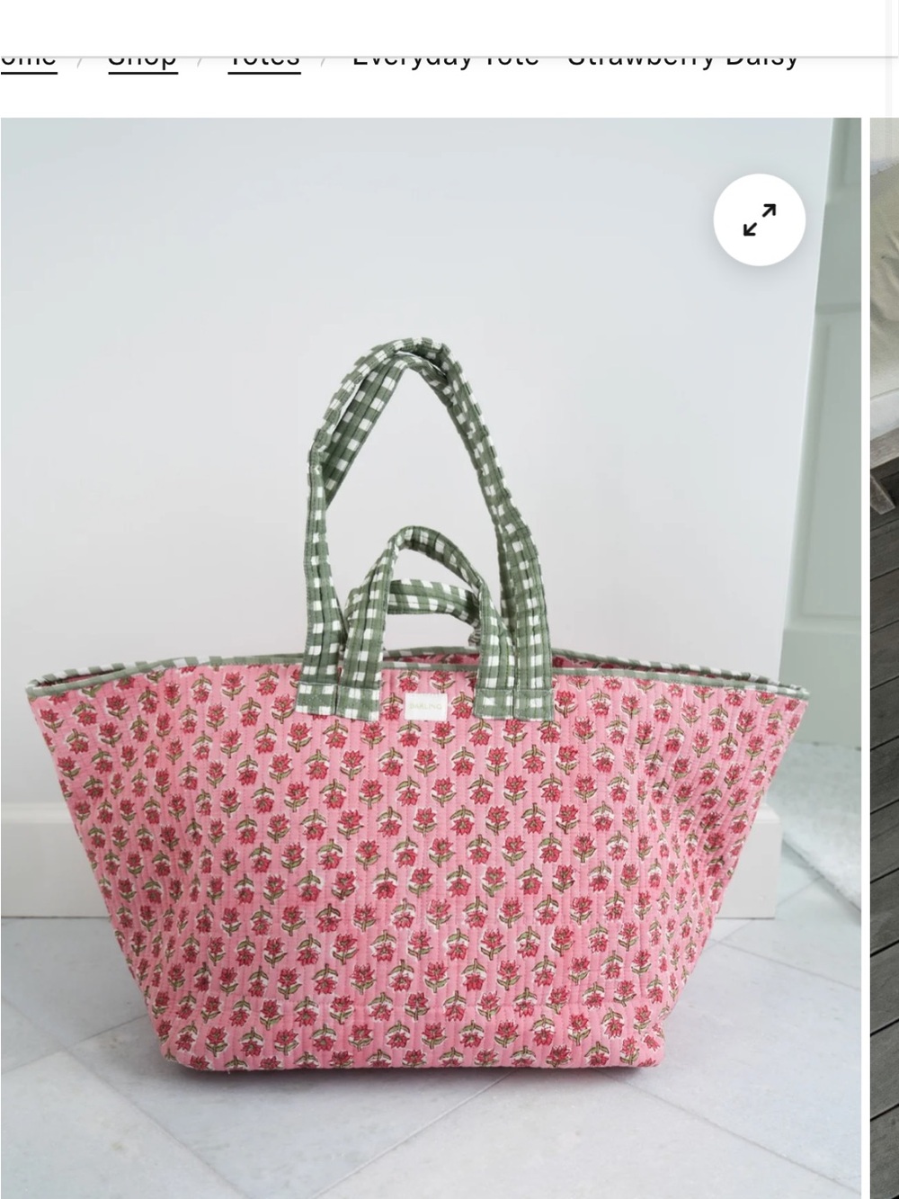 ISO DARLING LOUNGEWEAR TOTE BAG